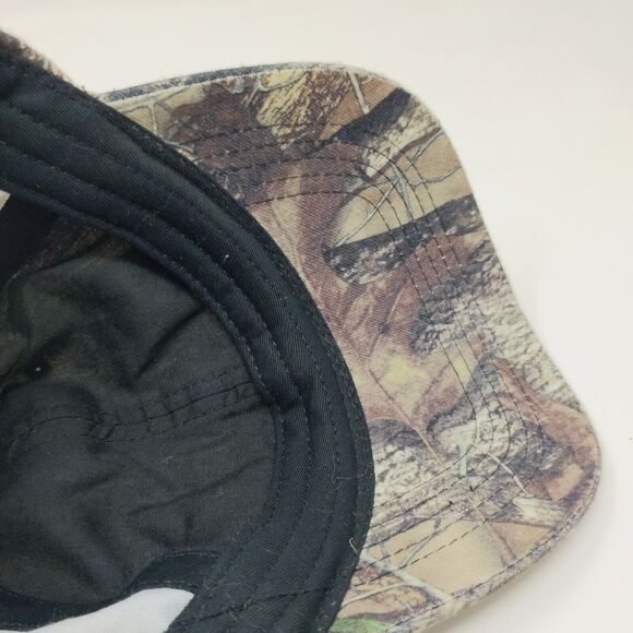 Menard's Men's Camo Strapback Hat Brown Green Adjustable Embroidered Logo #27 - Picture 11 of 11